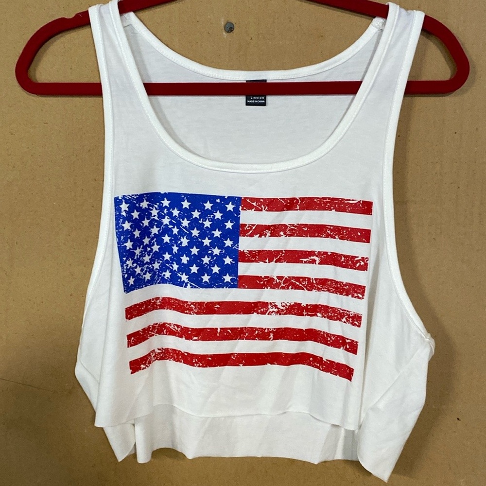 USA crop top